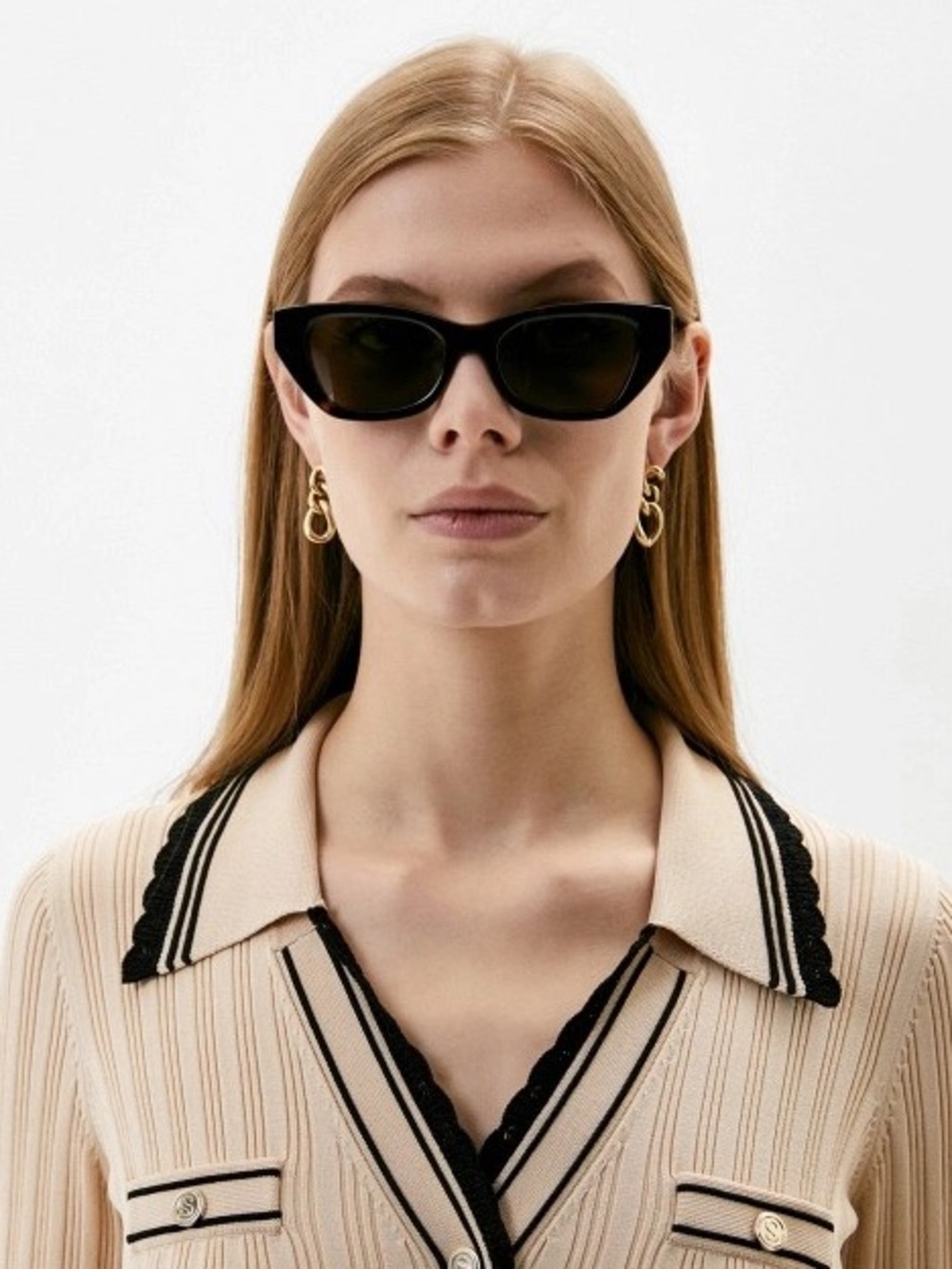 GIVENCHY DARK HAVANA CAT EYE ACETATE UNISEX SUNGLASSES GV 7209/S